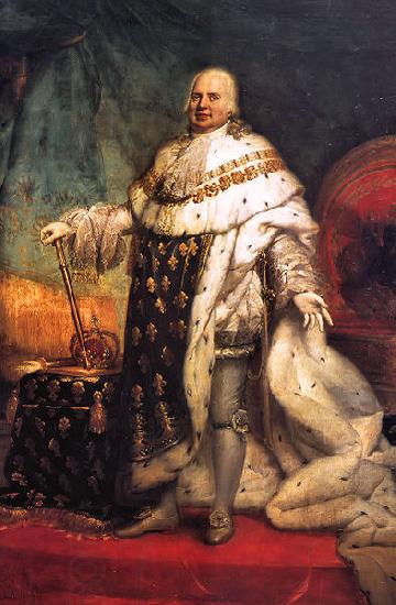 Pierre-Narcisse Guerin Portrait of Louis XVIII of France China oil painting art